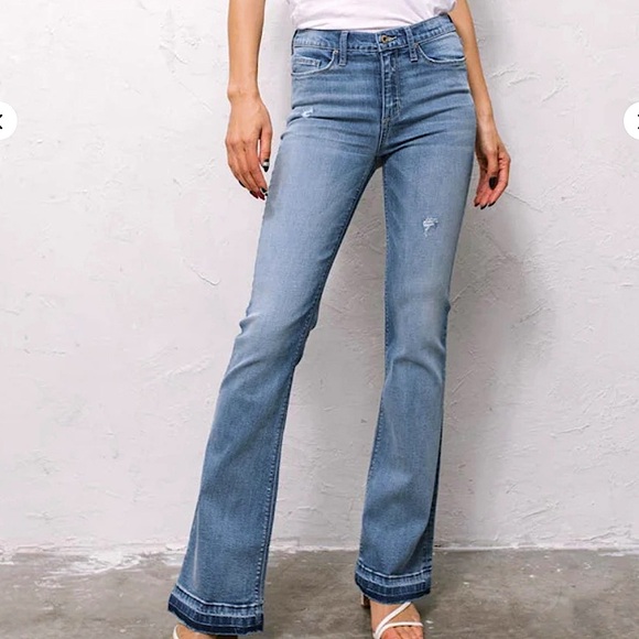 ☃️BOGO50%☃️ 🆕🩵SNEAK PEEK: Bootcut w/Distress & Hem Accent 11/30 - Picture 1 of 8